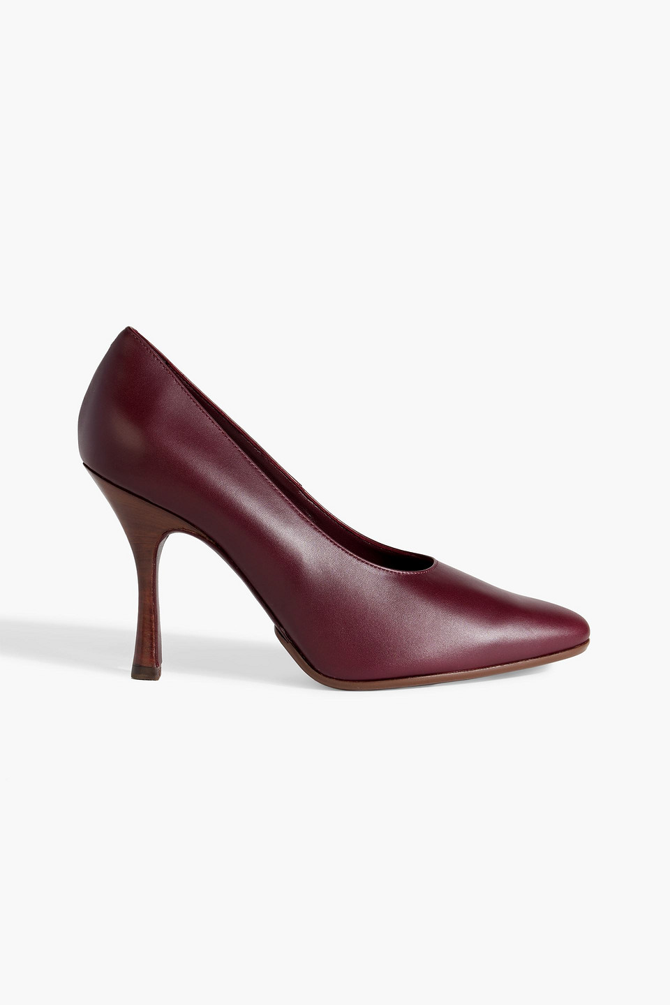 Tod's Leather Pumps In Grape