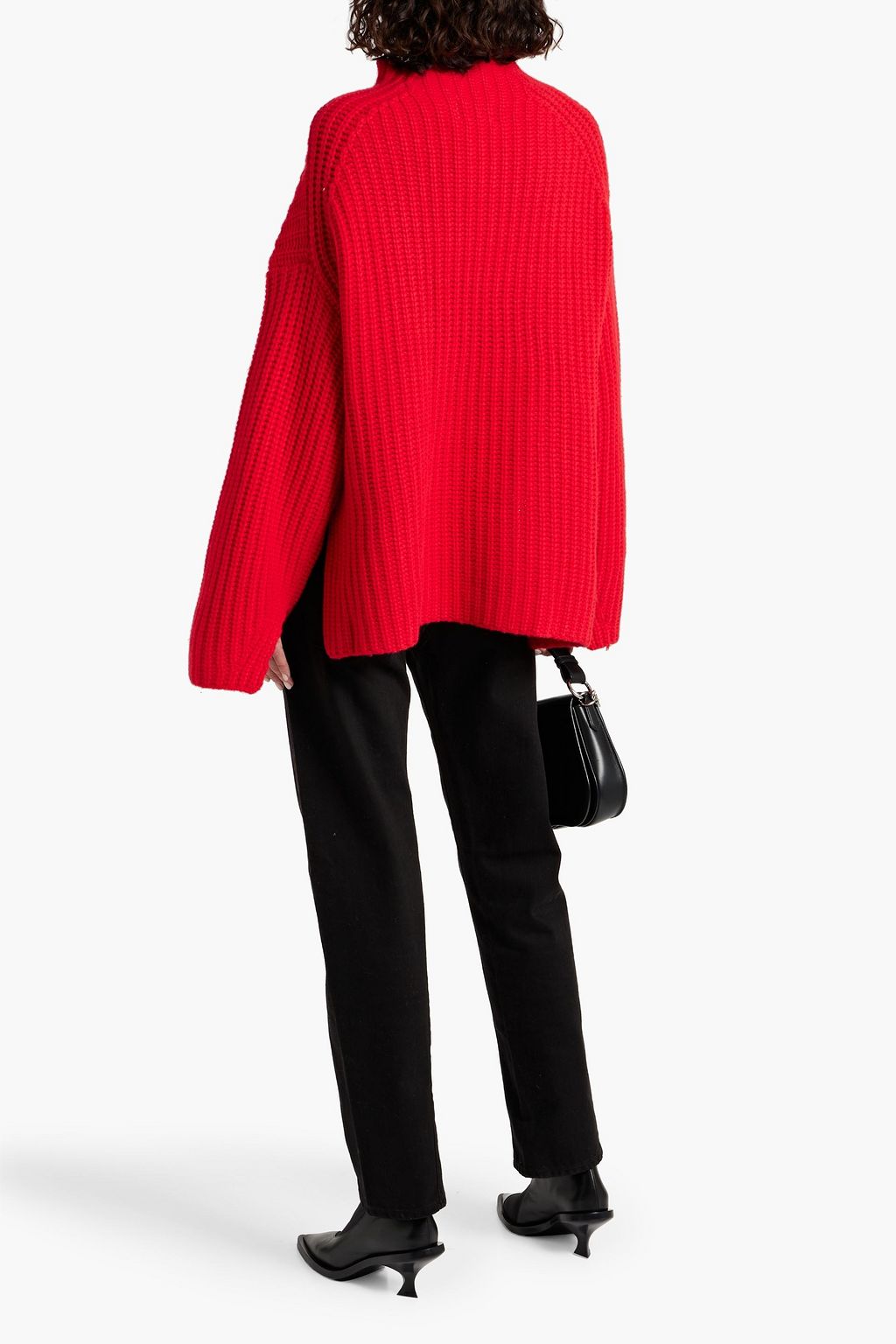 LOULOU STUDIO Bera oversized ribbed cashmere turtleneck sweater