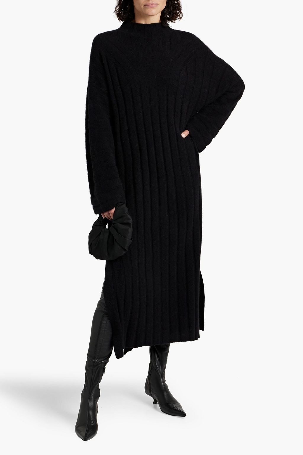 LOULOU STUDIO Bau ribbed wool-blend midi dress