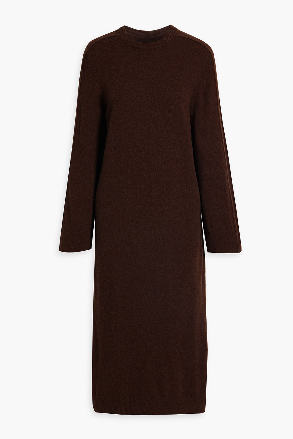 Loulou Studio Cashmere Midi Dress In Brown