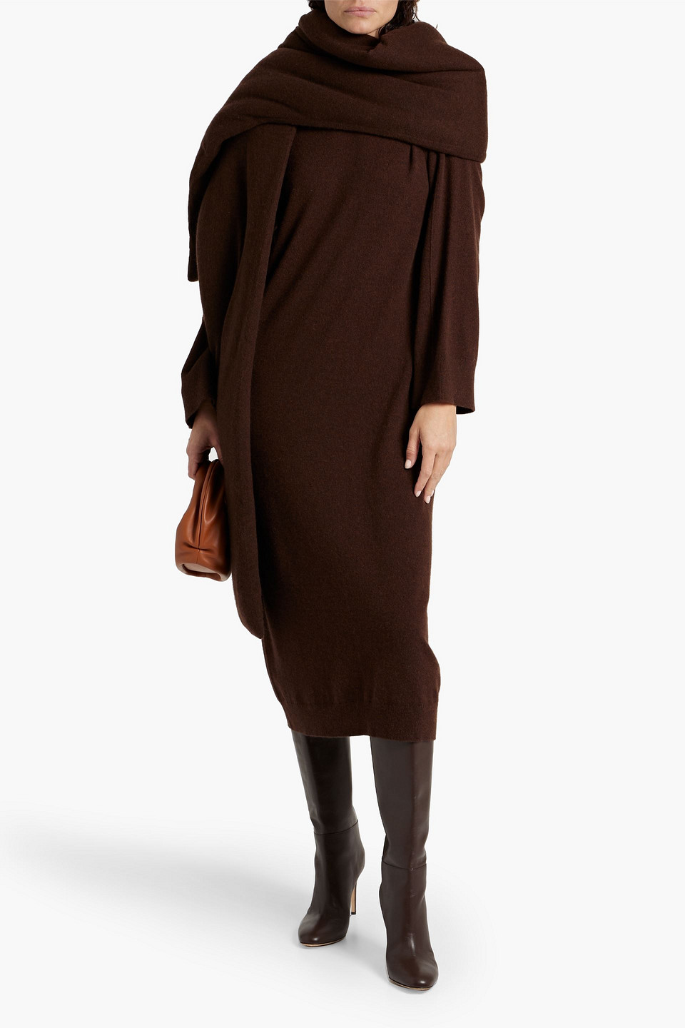 LOULOU STUDIO HOLT PADDED CASHMERE SCARF