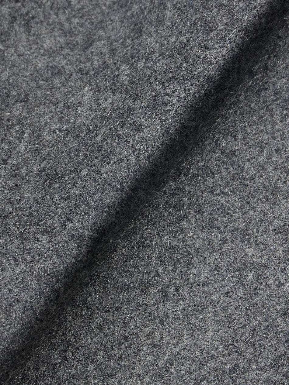 sotra wool-blend felt midi dress