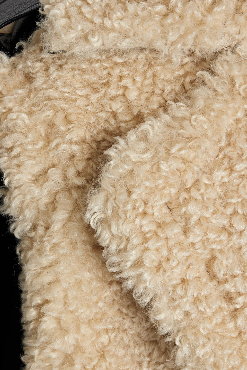 STAND STUDIO MEARA FAUX SHEARLING JACKET
