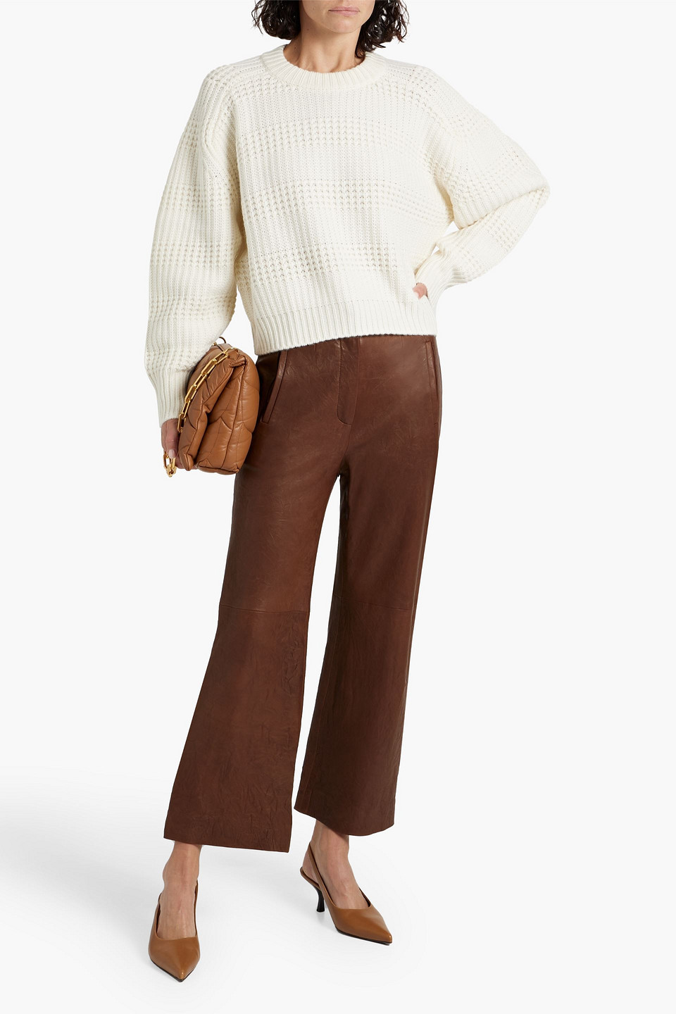 LOULOU STUDIO DUBA OVERSIZED RIBBED CASHMERE SWEATER