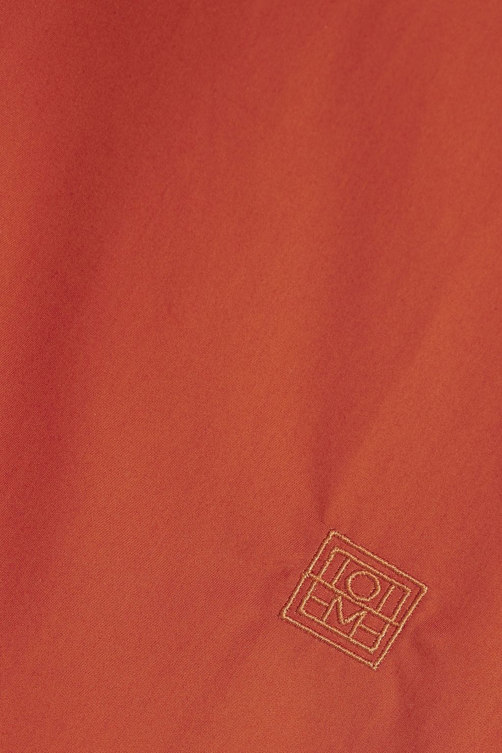TOTEME Embroidered cotton-poplin shirt