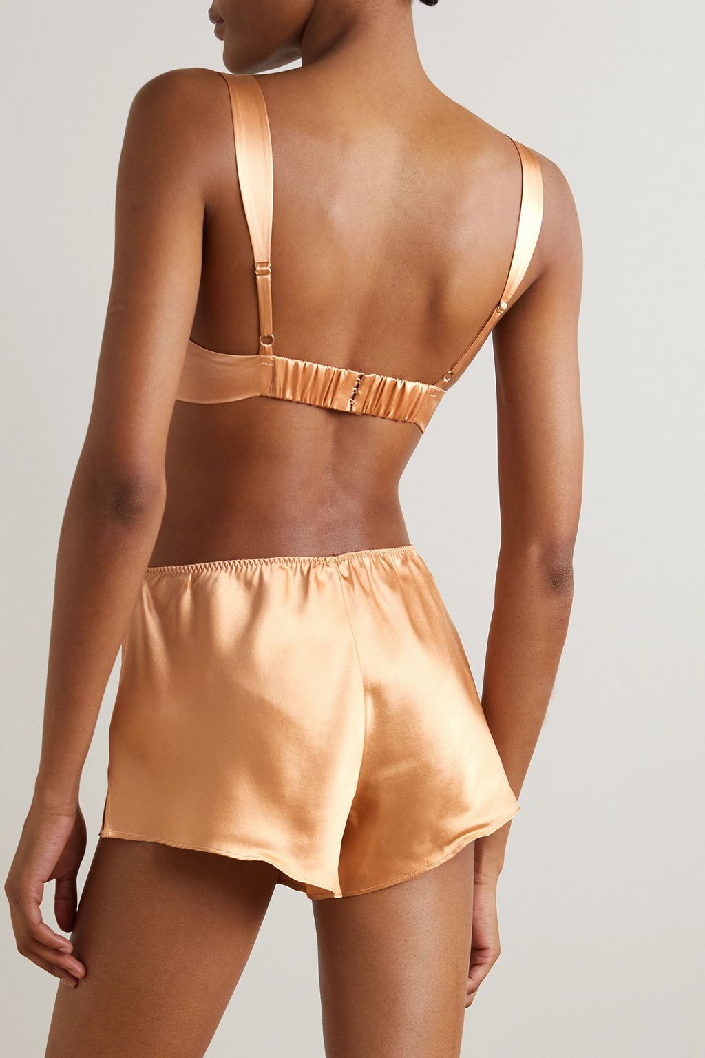 OLIVIA VON HALLE Zsa Zsa silk-satin pajama set