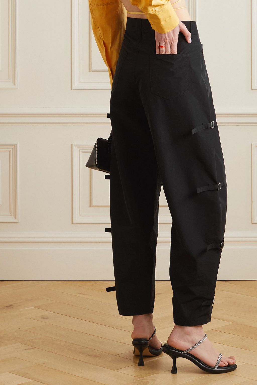 WANDLER Chamomile poplin tapered pants