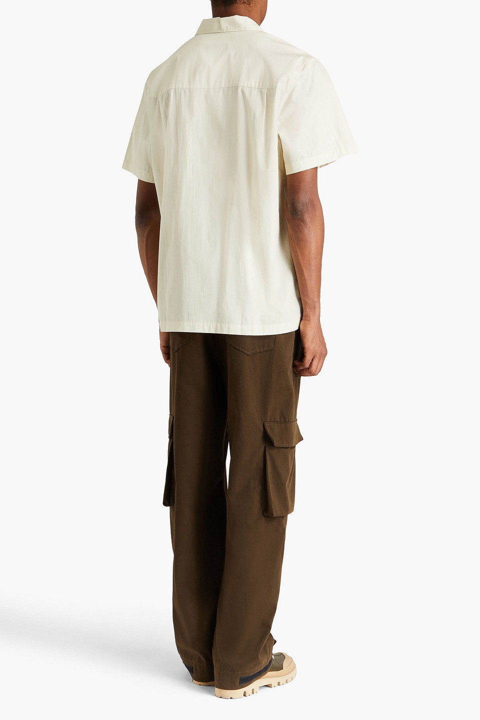 Jacquemus Printed Cotton-poplin Shirt In Ivory