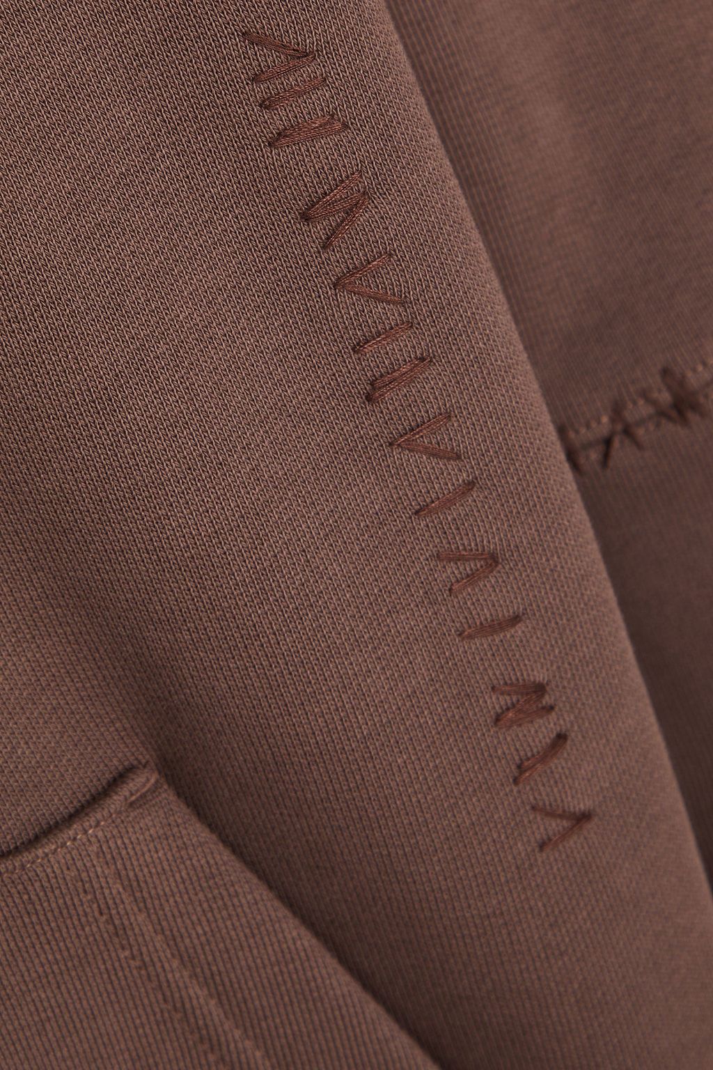 JACQUEMUS كنزة هودي من قطن صوف ناعم