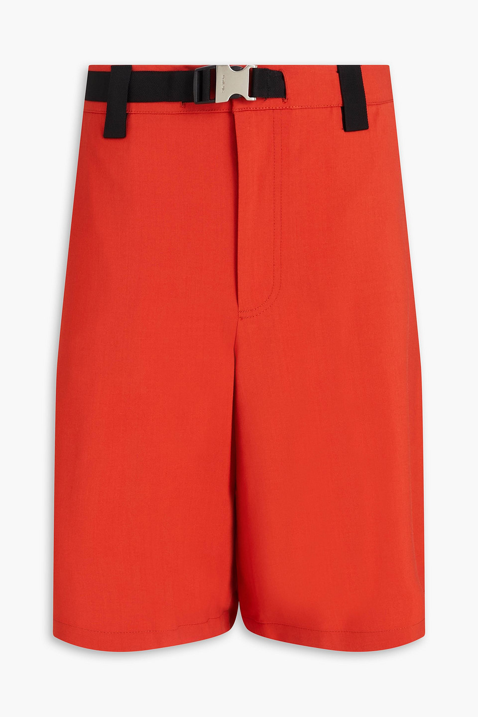 Meio belted twill shorts