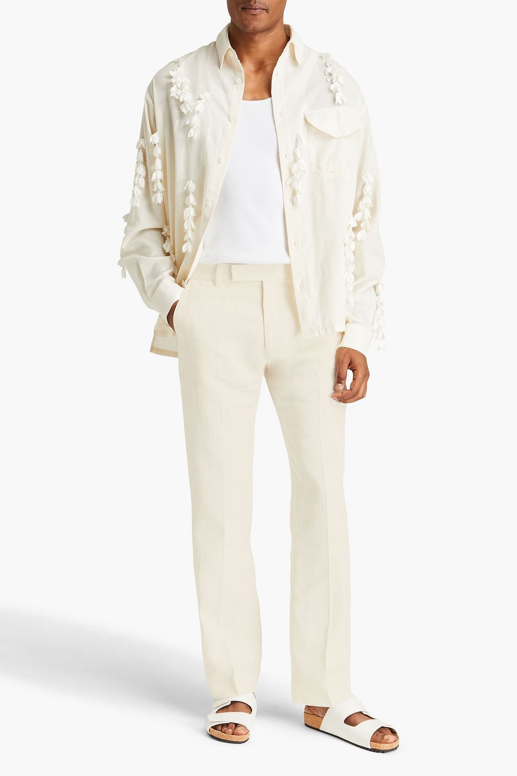JACQUEMUS Feijoa linen-blend canvas pants