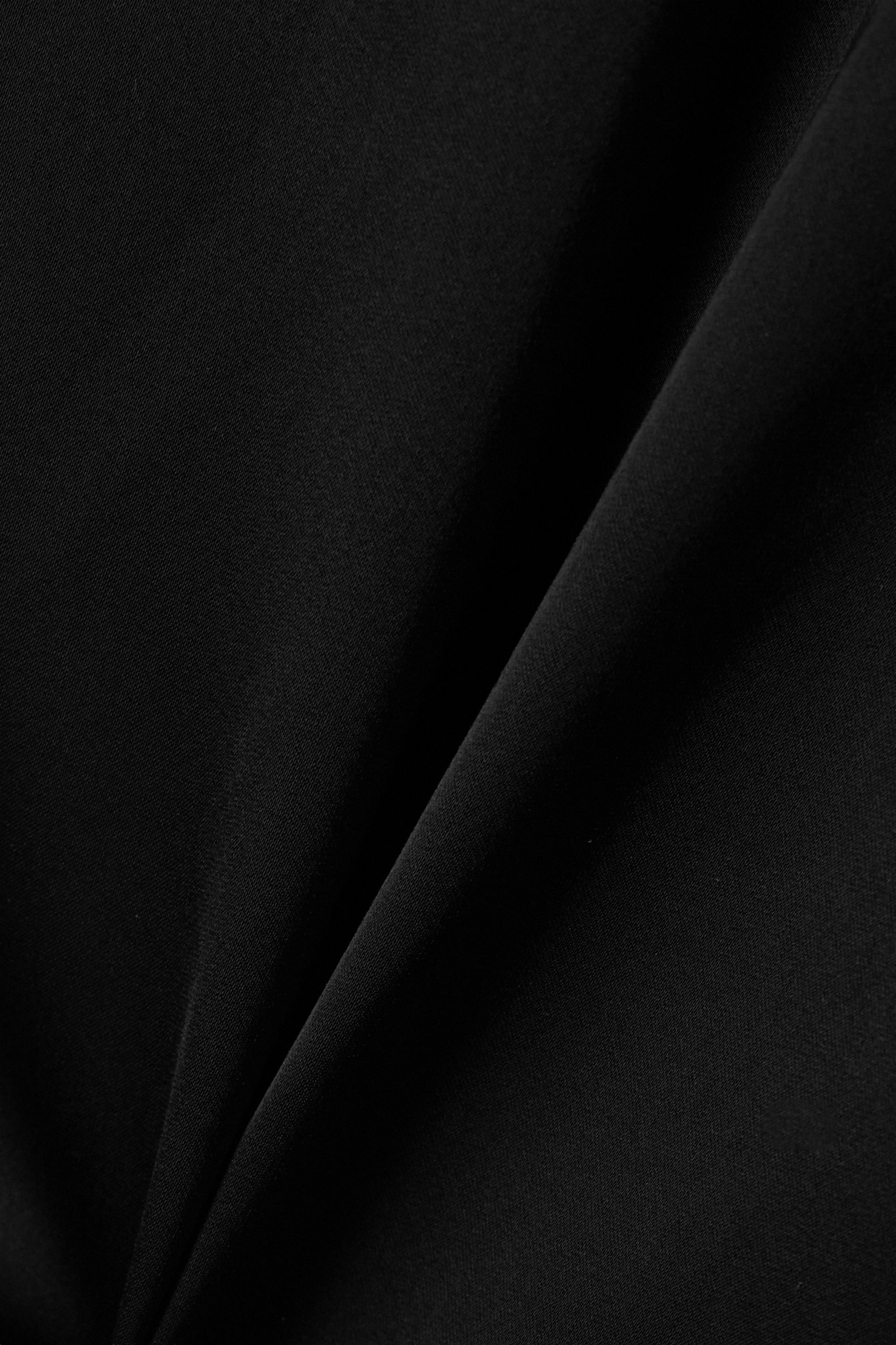 Esse Studios Mono Column strapless satin mini dress