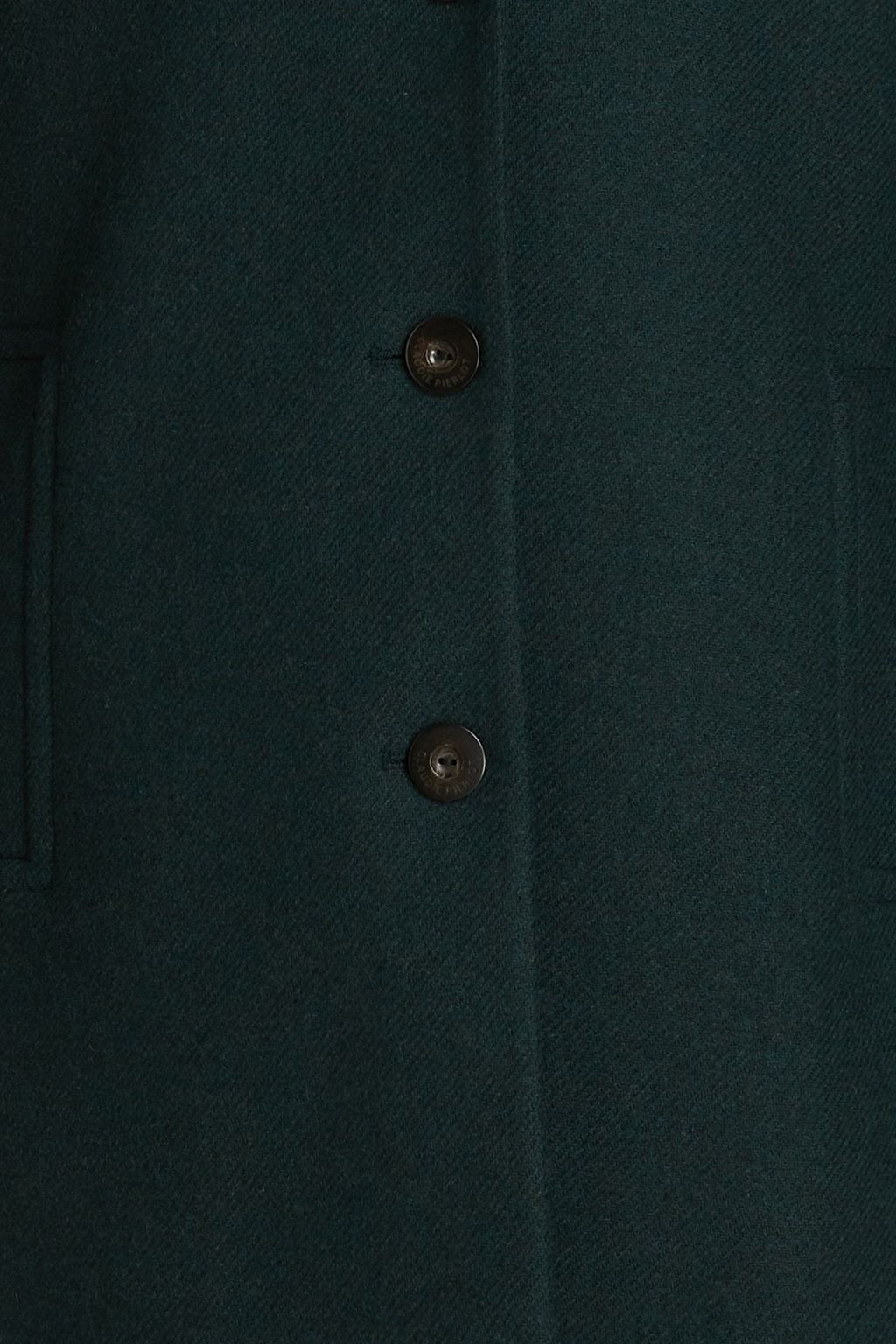 CLAUDIE PIERLOT ウール混ツイル コート
