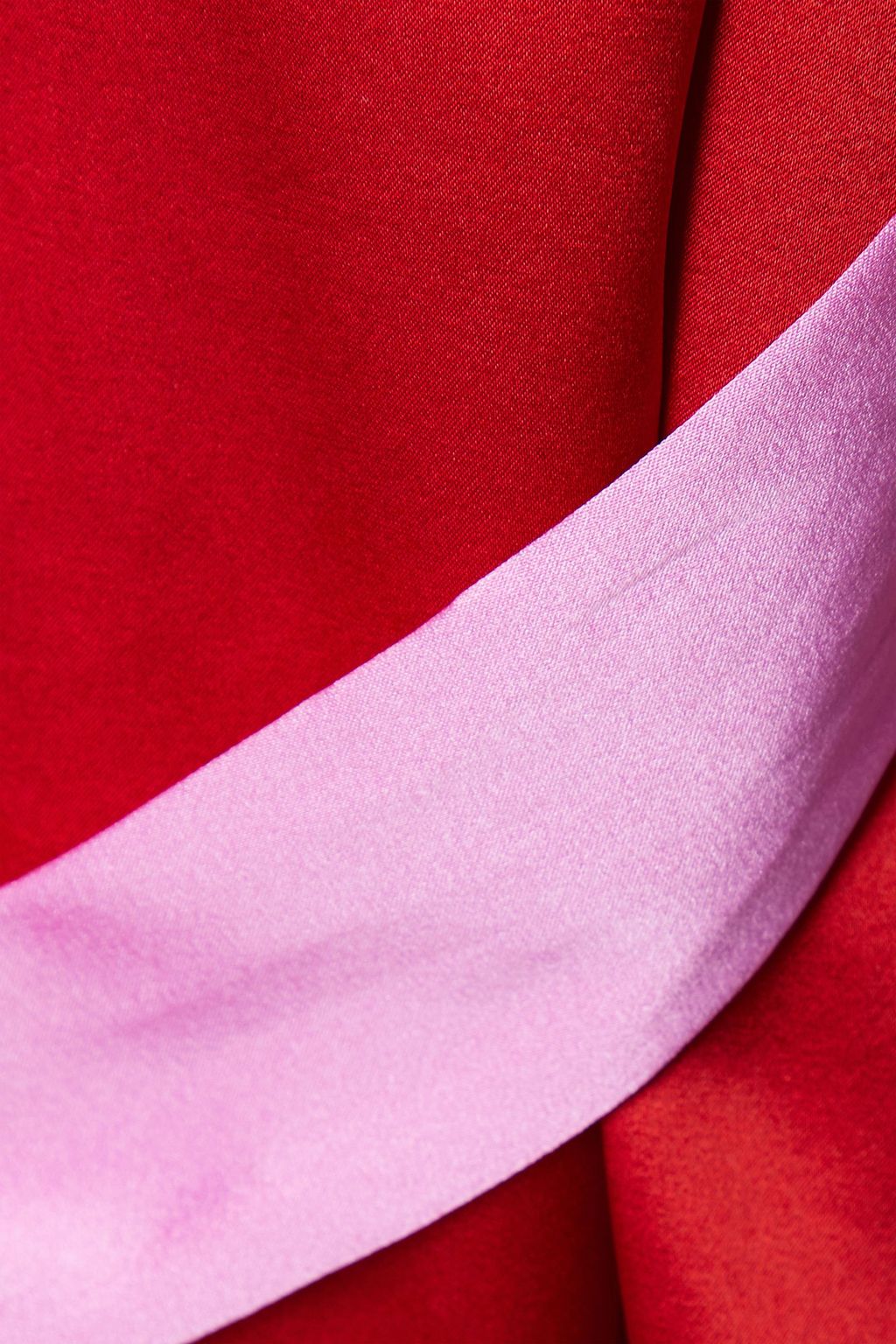 FLEUR DU MAL Angel belted stretch-silk satin robe
