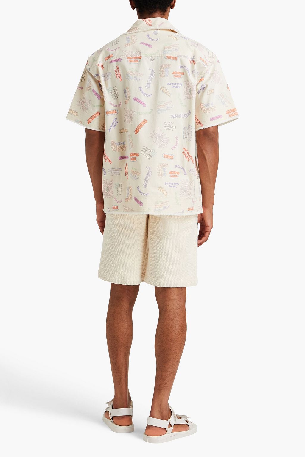 JACQUEMUS قميص Artichaut من قطن كنفا مزين بطبعات