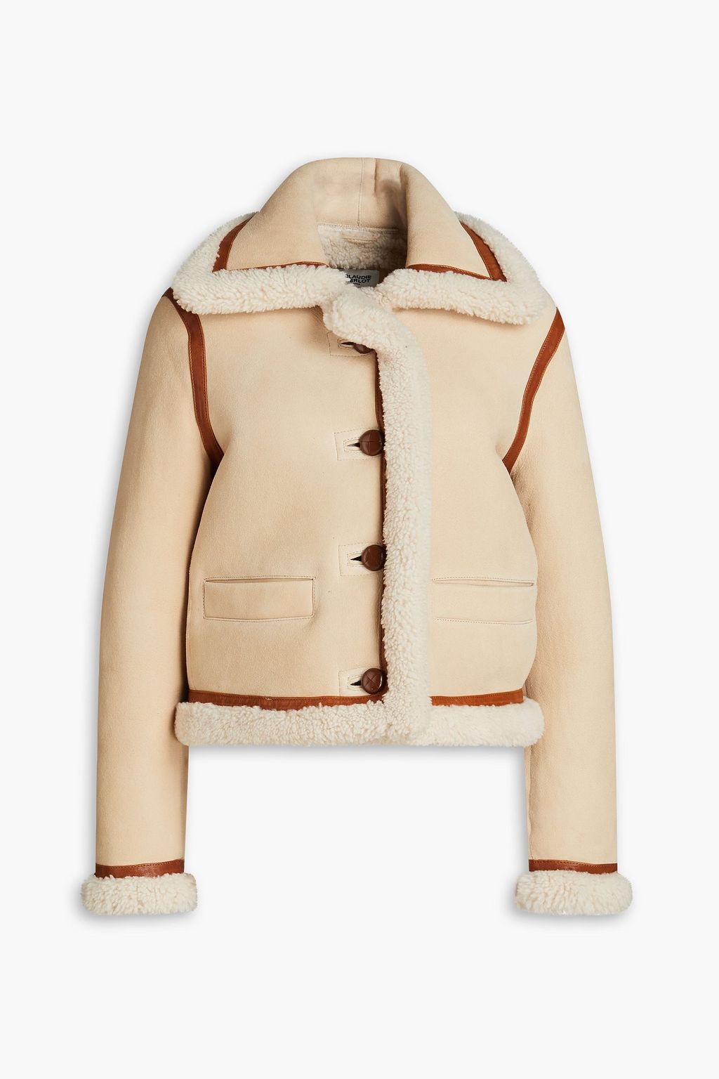 Claudie pierlot shearling coat shop
