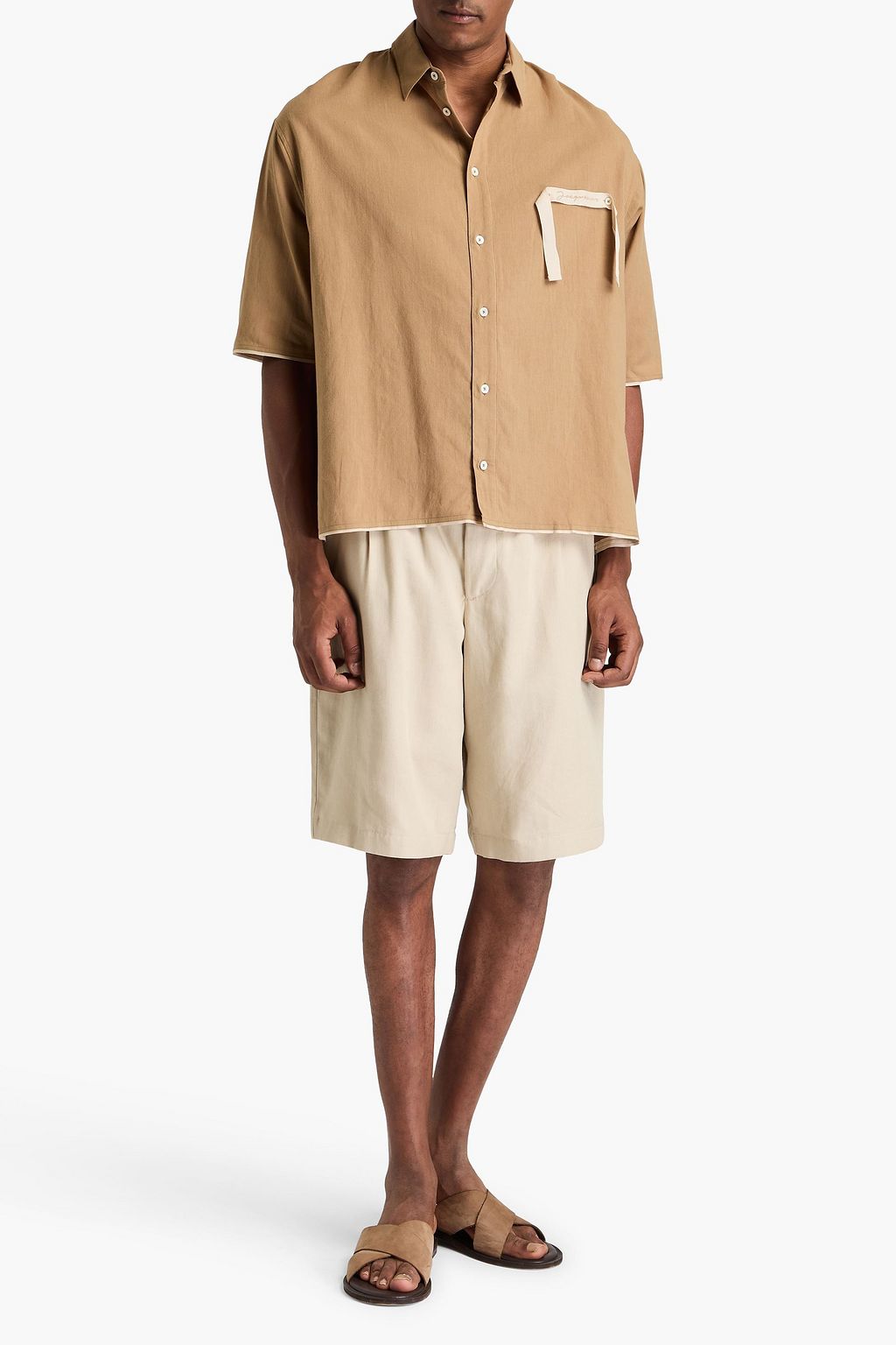 JACQUEMUS Cabri embroidered cotton-shirt