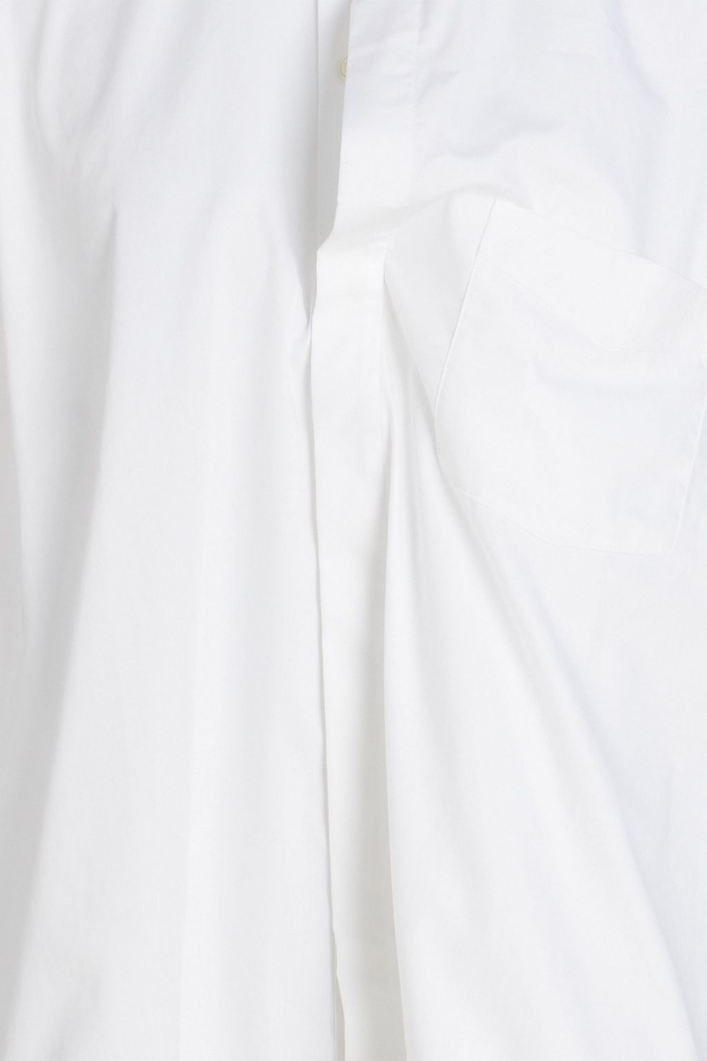 VICTORIA BECKHAM Layered cotton-poplin shirt