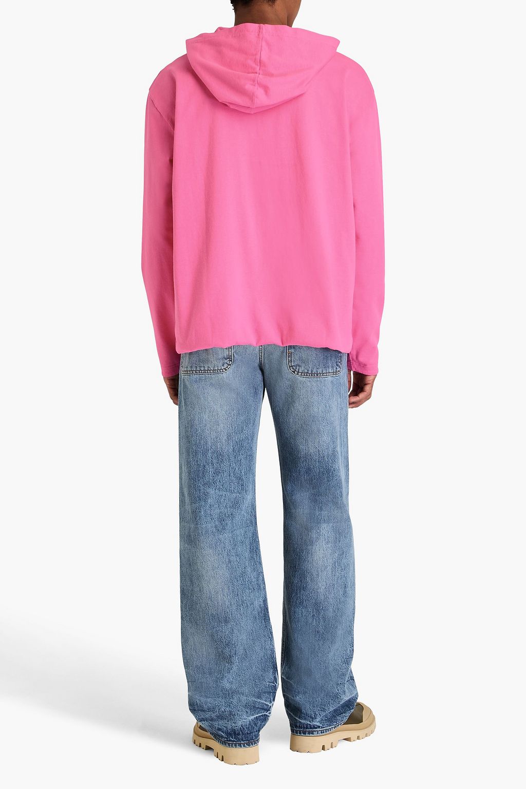 JACQUEMUS Desenho embroidered cotton-jersey hoodie