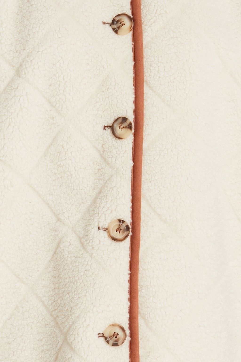 CLAUDIE PIERLOT جاكيت من صوف ناعم اصطناعي مبطّن