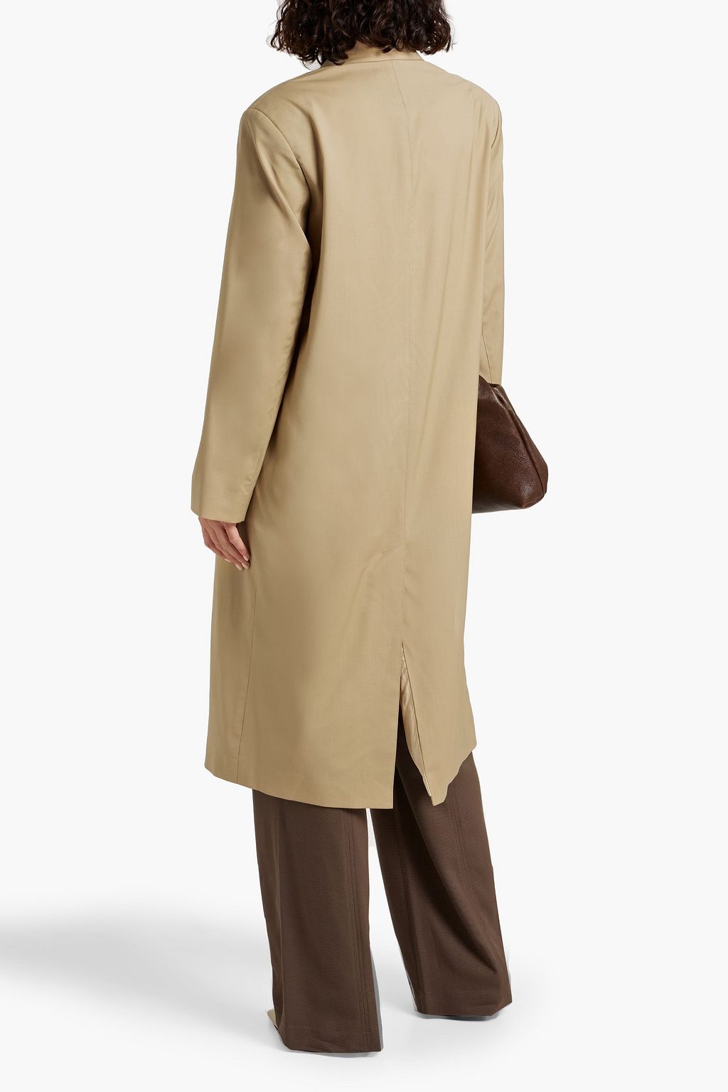 LOULOU STUDIO Tido wool-crepe coat
