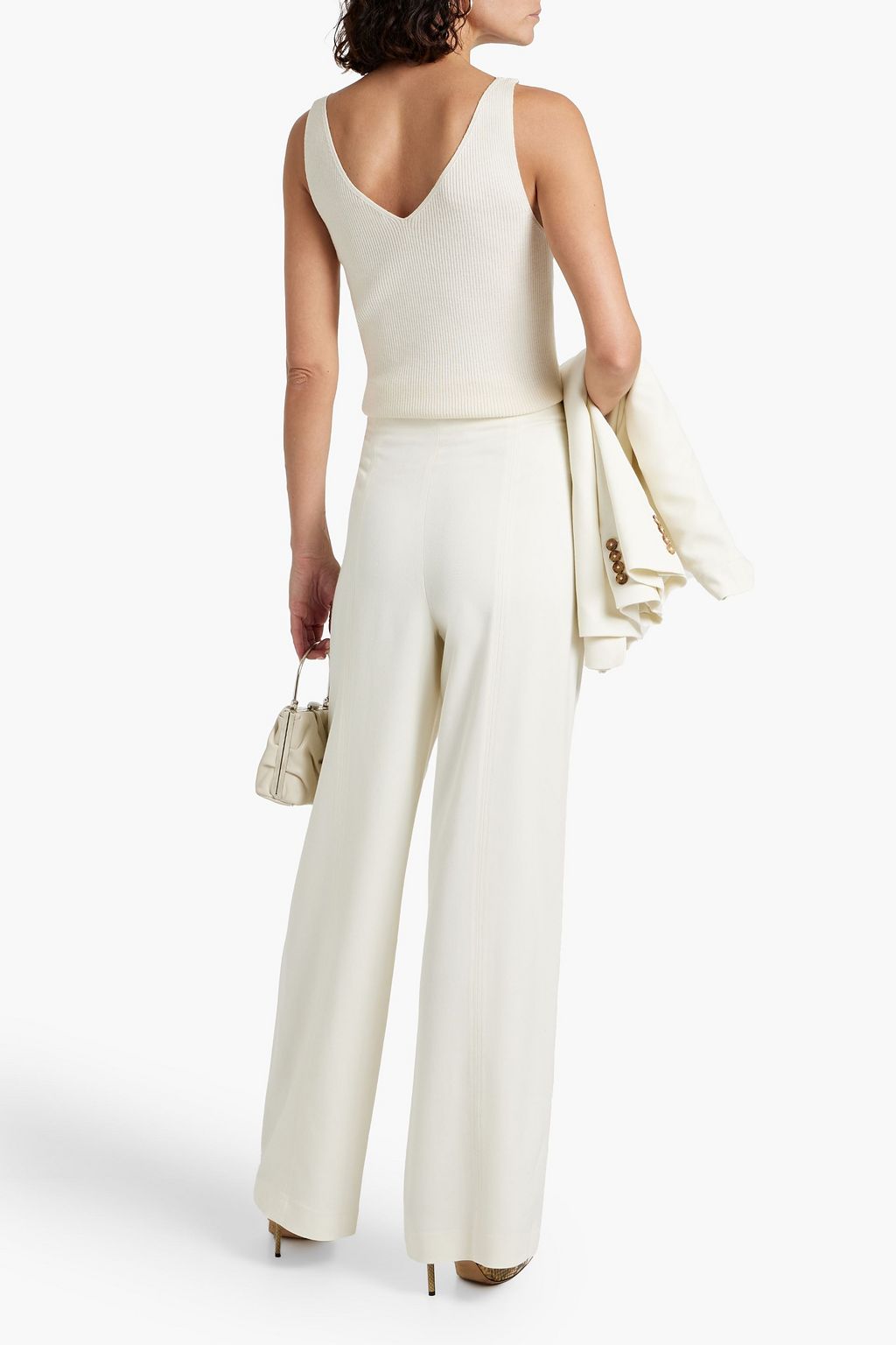 LOULOU STUDIO Twill wide-leg pants