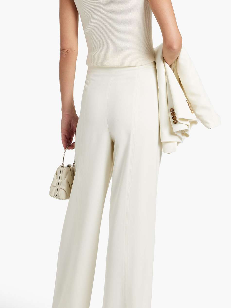 hamill twill wide-leg pants