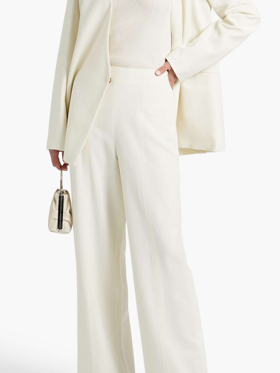 hamill twill wide-leg pants