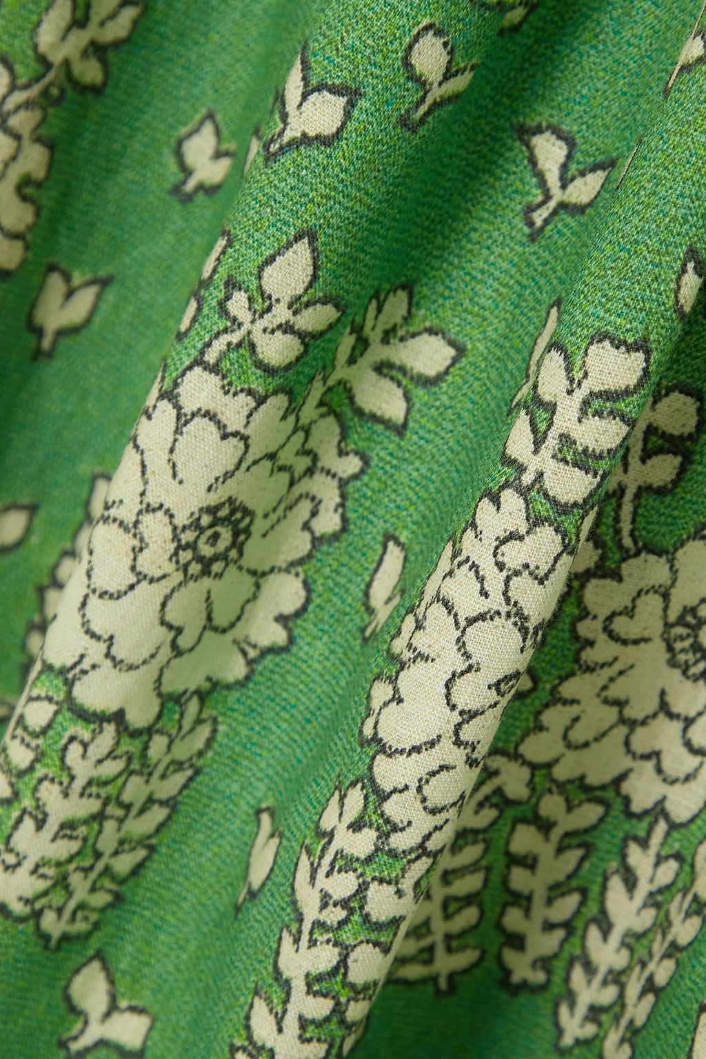 OROTON Posie floral-print linen maxi dress