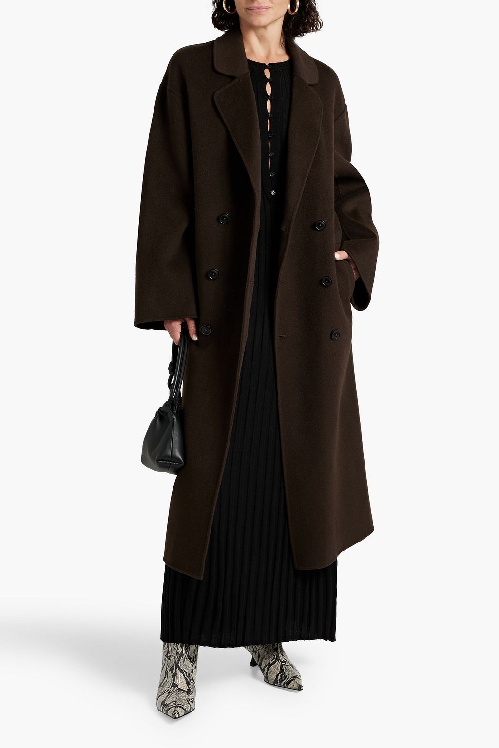 LOULOU STUDIO Borneo double-breasted wool and cashmere-blend coat