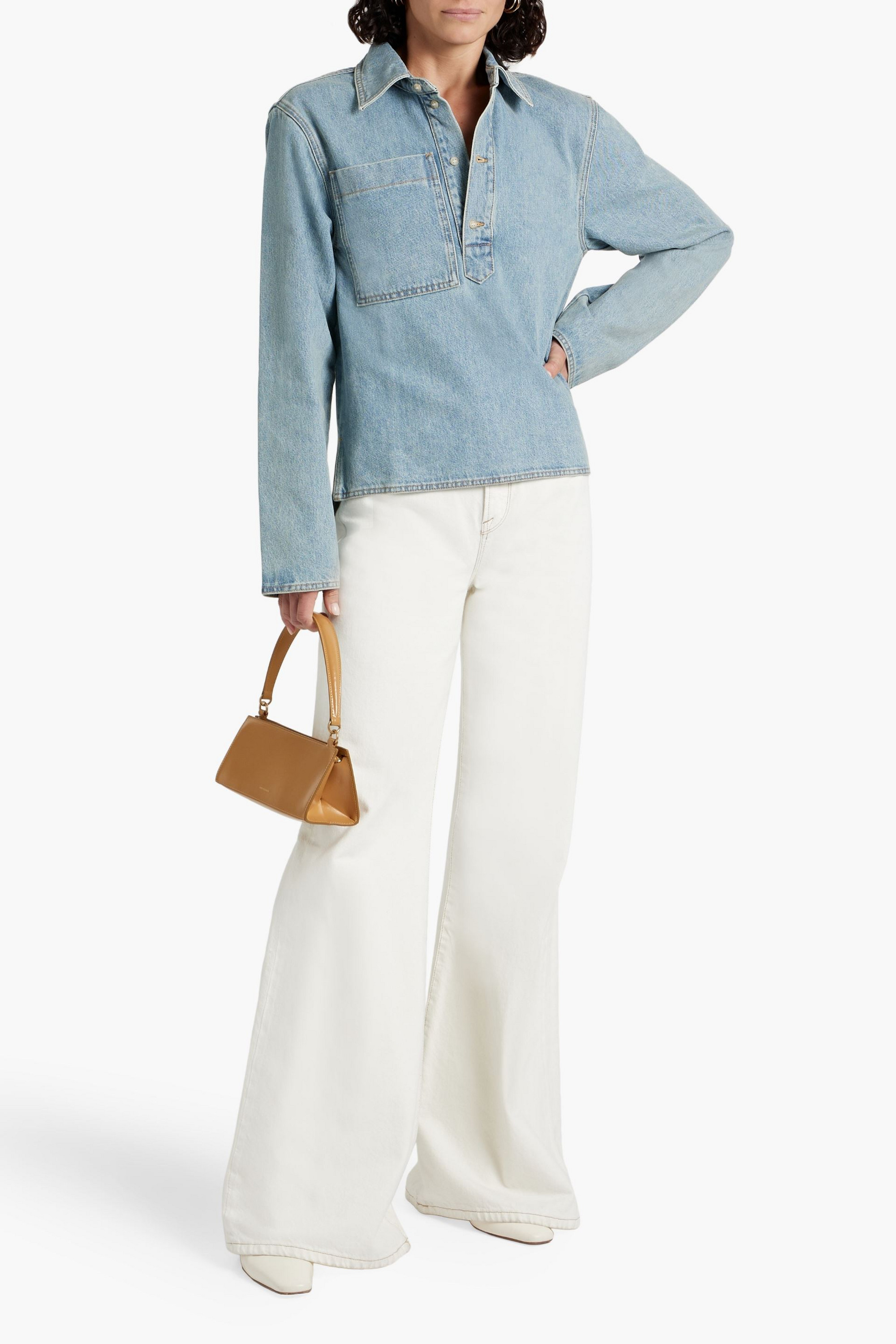Loulou Studio Lato denim shirt