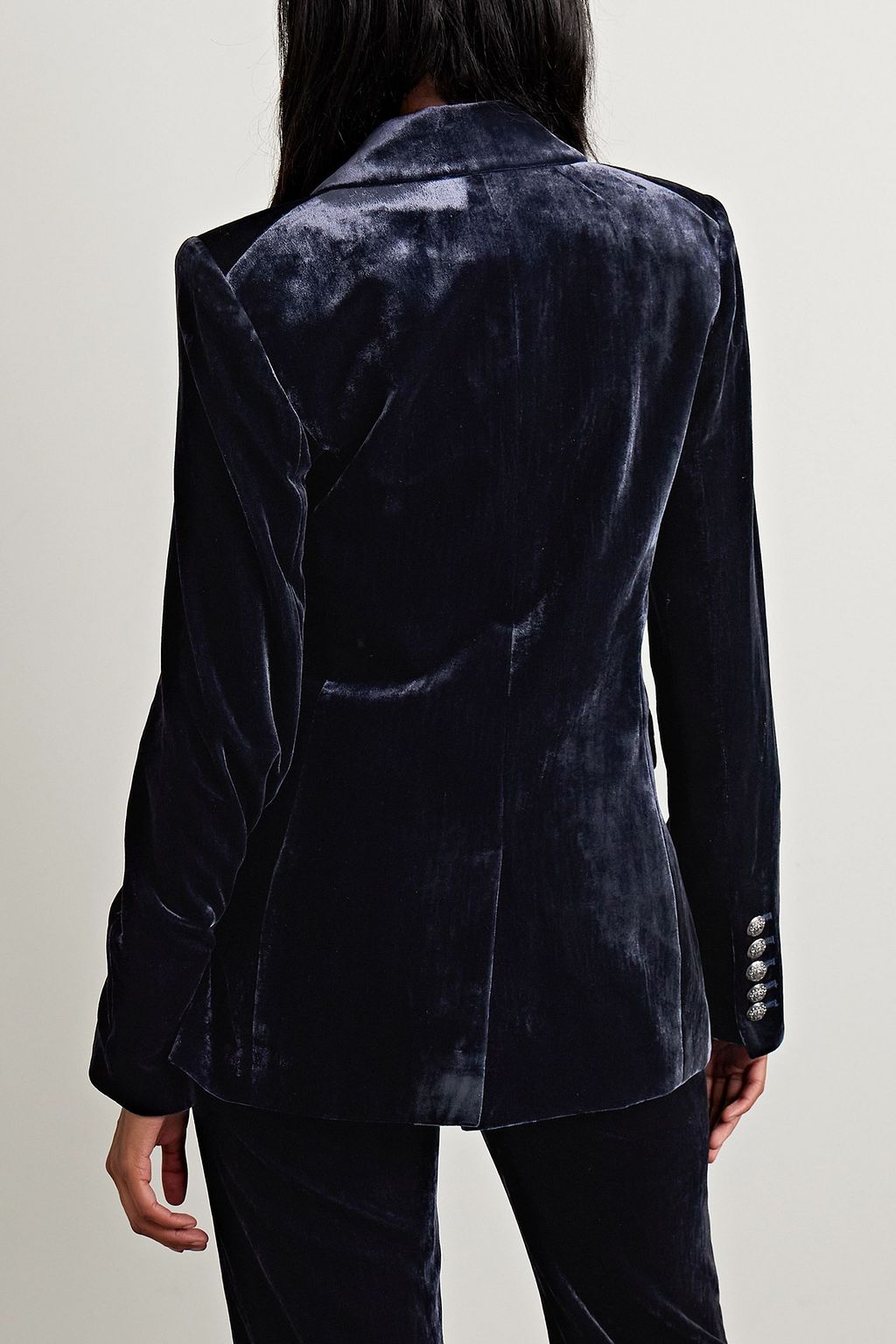VERONICA BEARD Gaya Dickey velvet blazer
