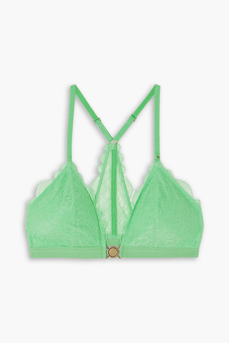 June corded lace soft-cup triangle bra