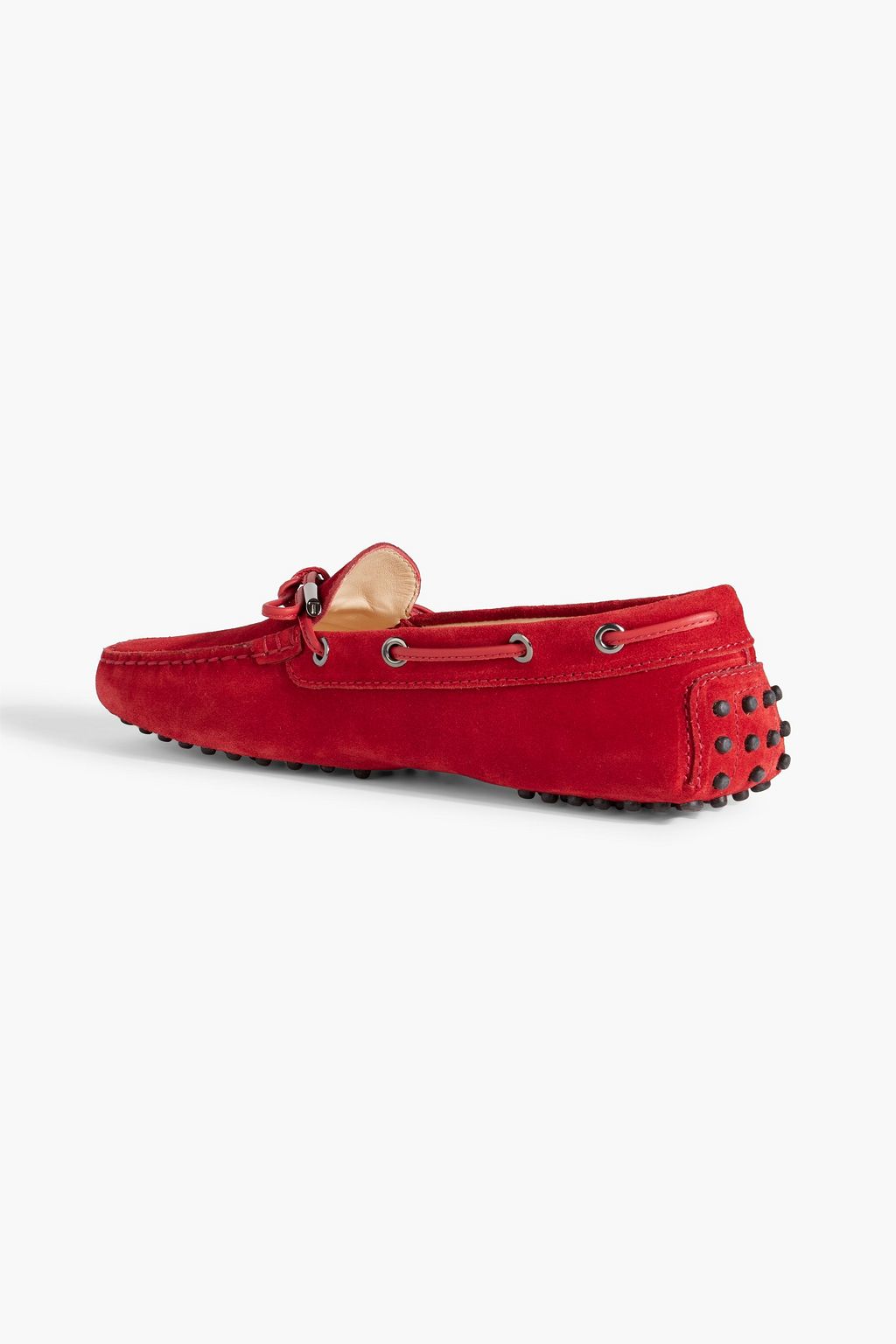 TOD'S Heaven Lacetto suede loafers