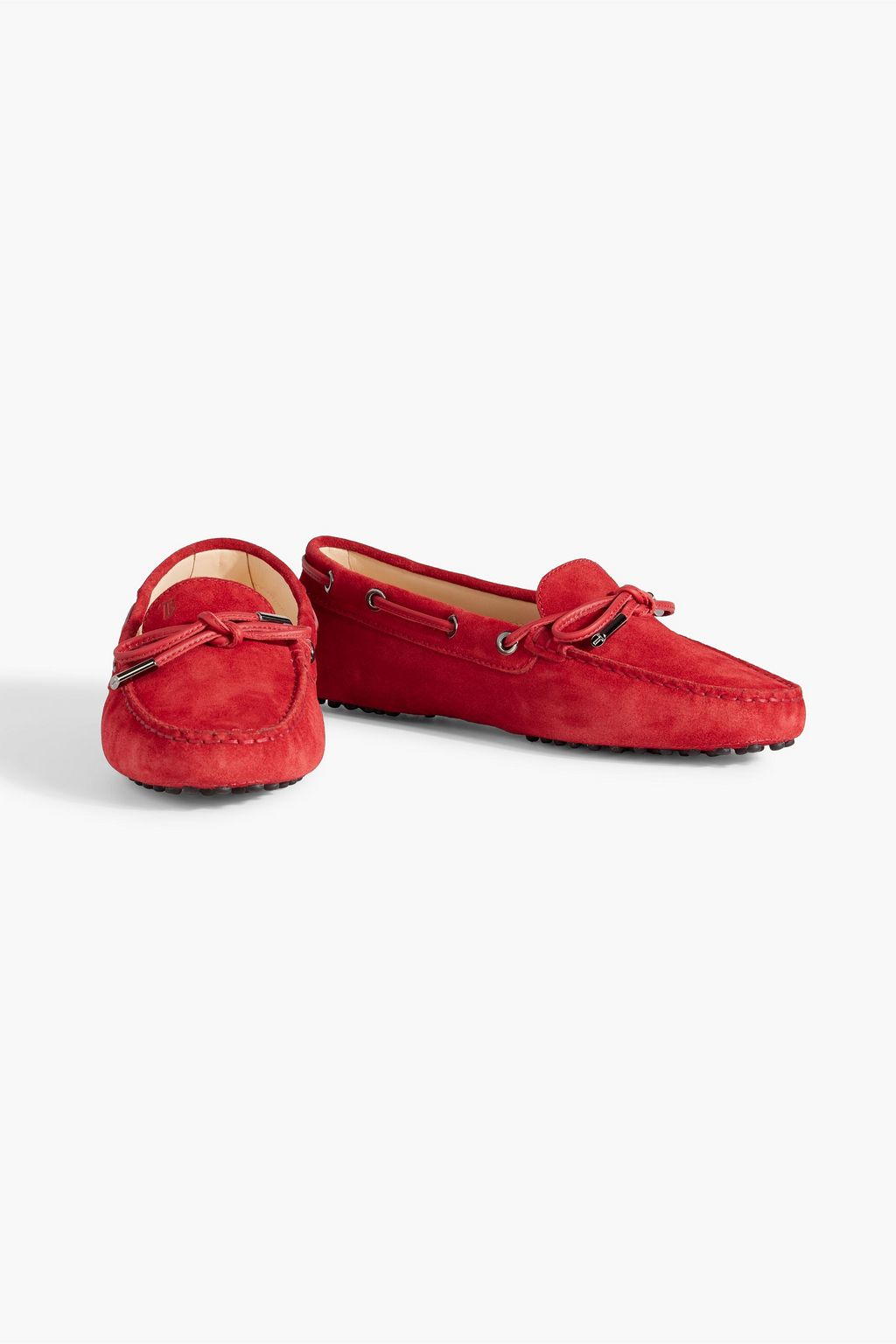 TOD'S Heaven Lacetto suede loafers
