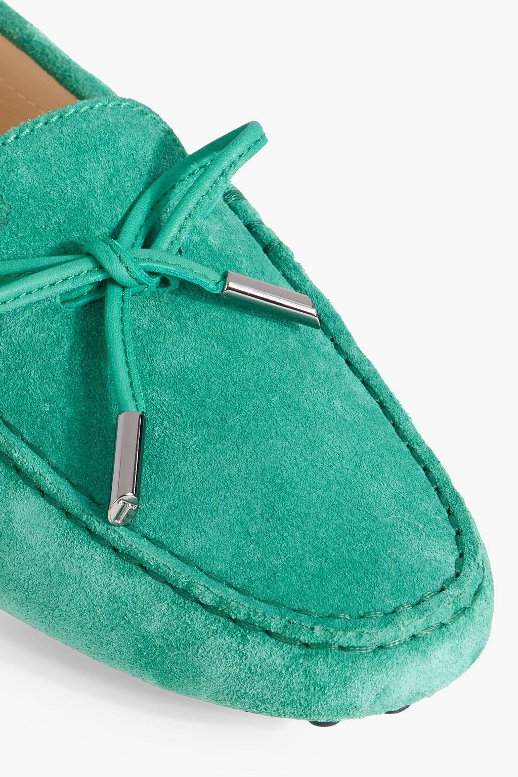 TOD'S Heaven Lacetto suede loafers