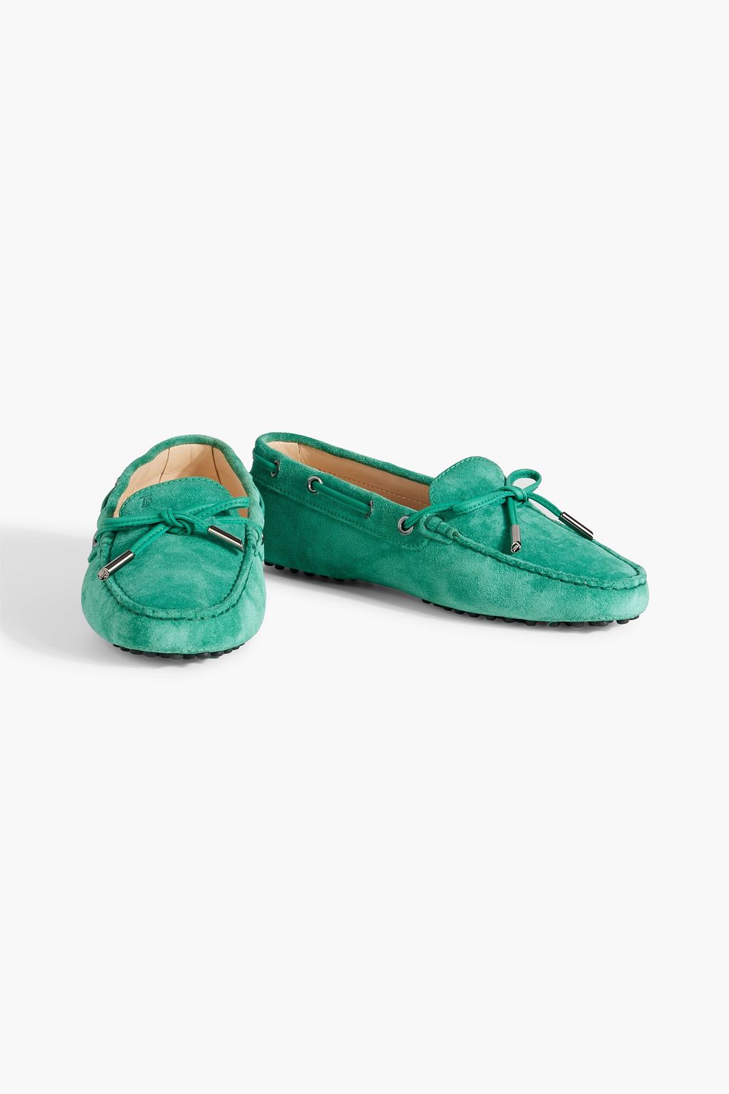 TOD'S Heaven Lacetto suede loafers