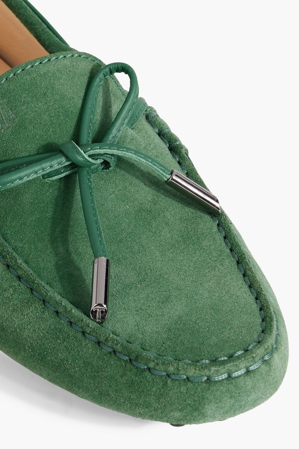 TOD'S Heaven Lacetto suede loafers