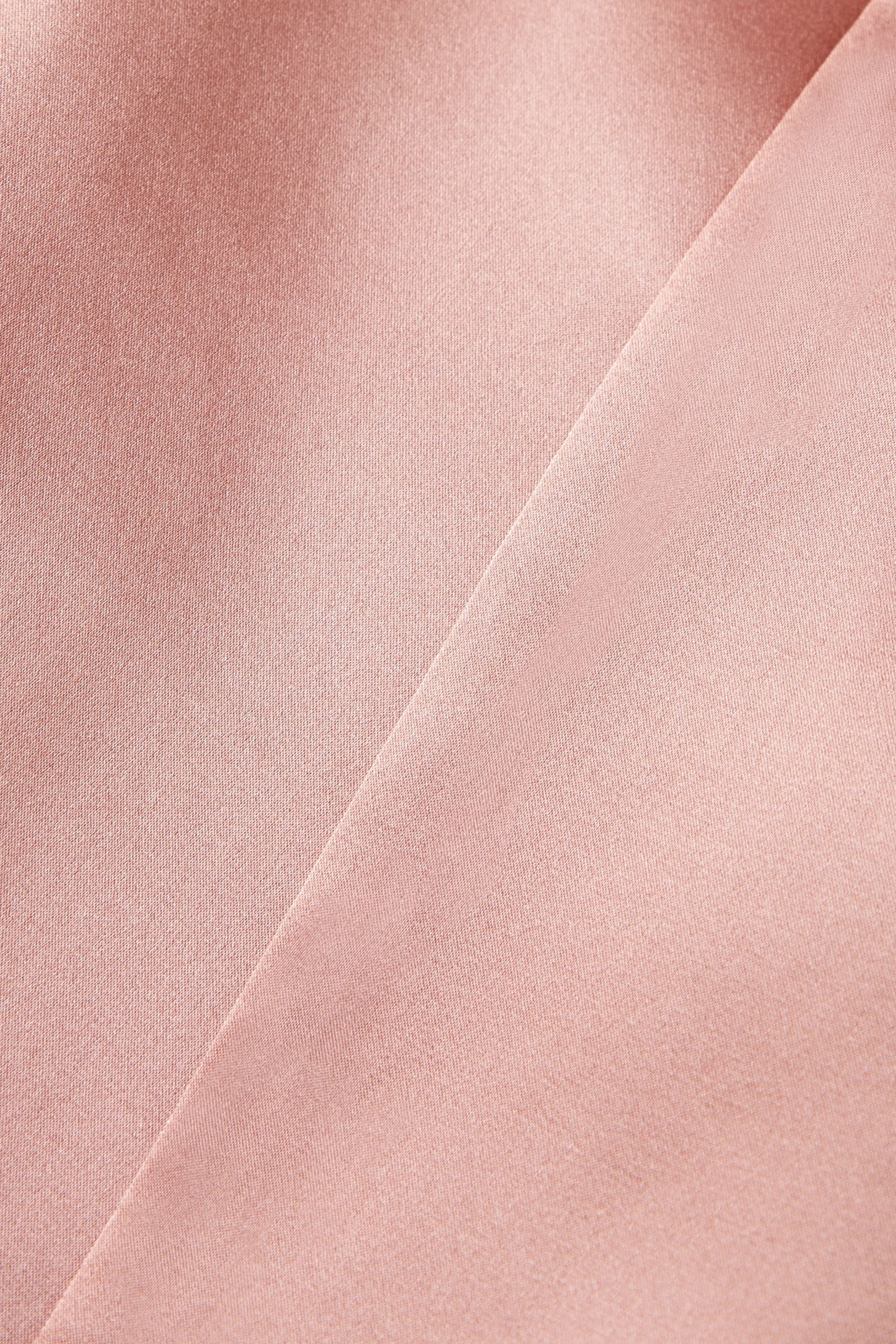 L'AGENCE Everly belted silk-satin blazer