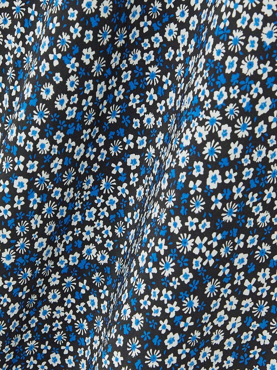 strapless floral-print  silk crepe de chine maxi dress