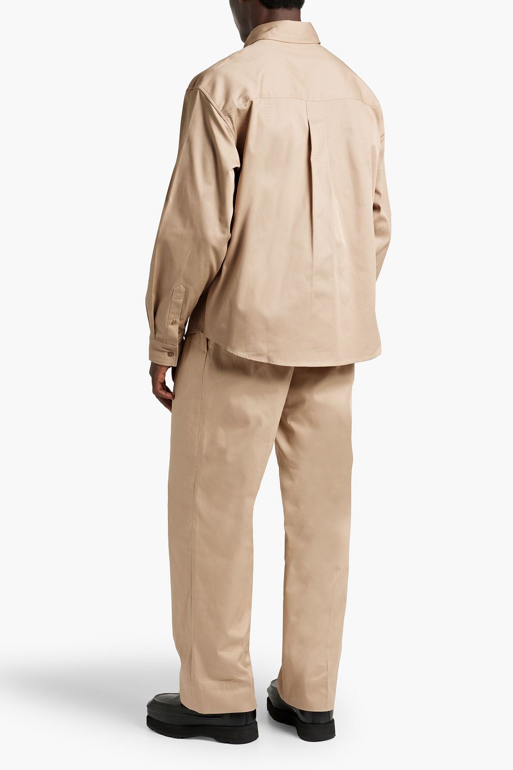 ACNE STUDIOS Pleated cotton-twill chinos