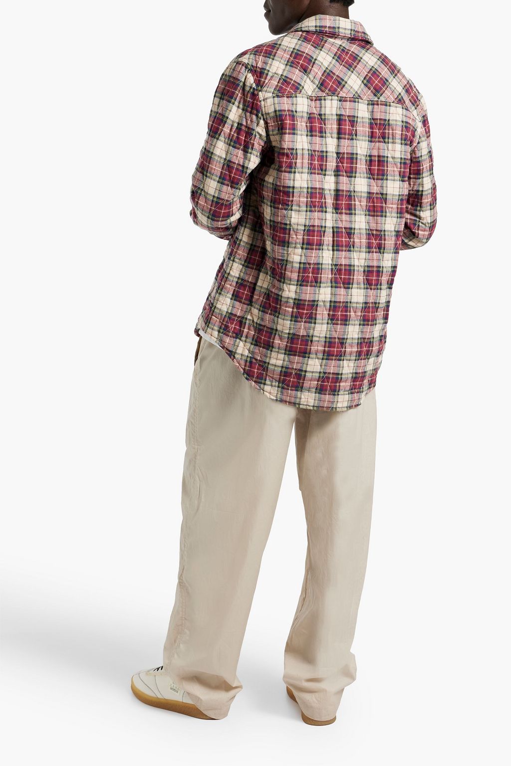 ISABEL MARANT Musy quilted checked cotton-flannel overshirt