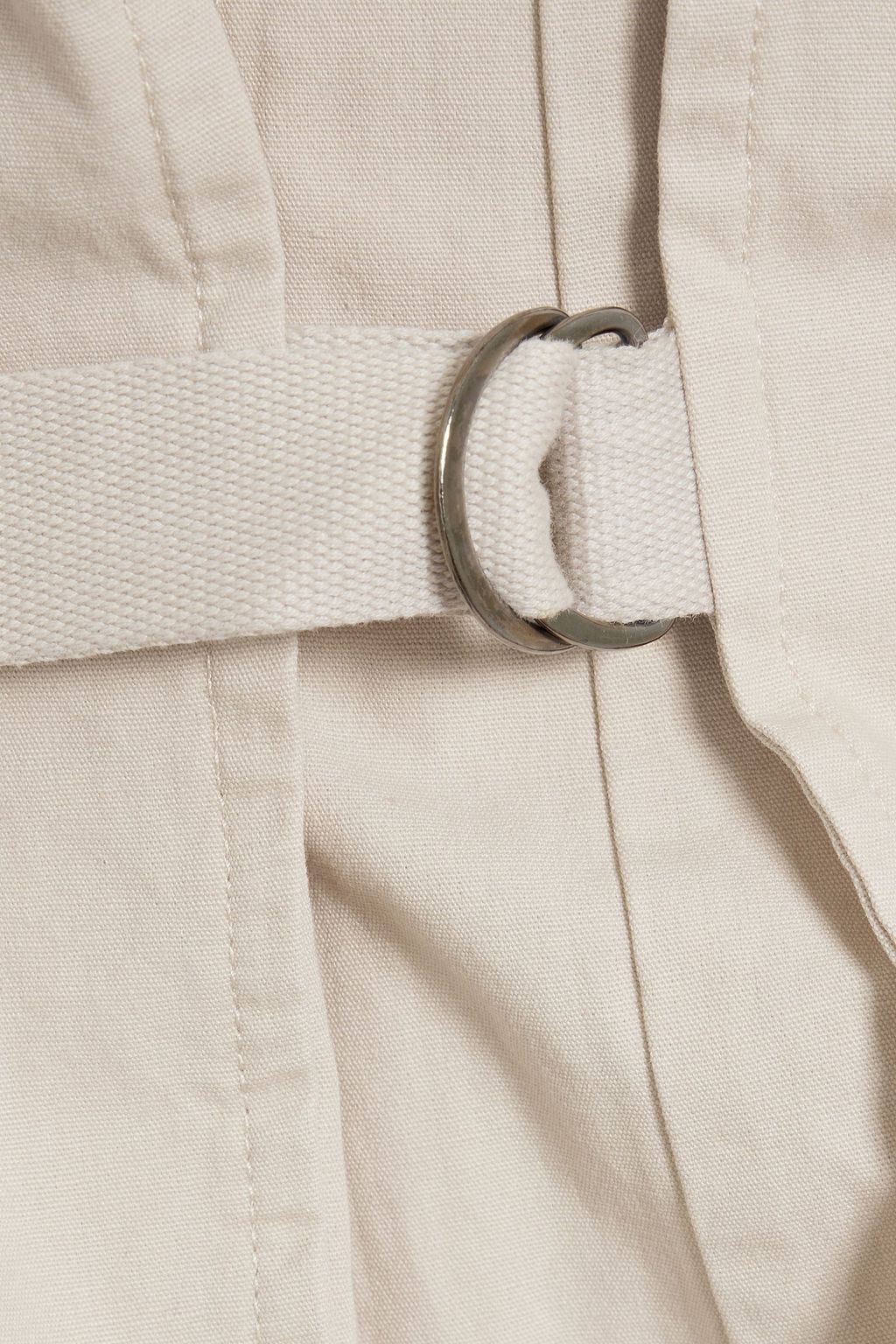 ISABEL MARANT Ogiel buckle-detailed cotton pants