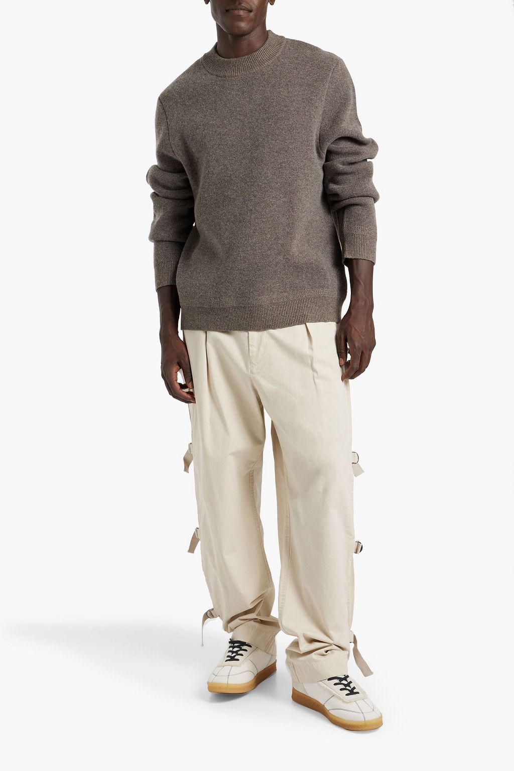 ISABEL MARANT Ogiel buckle-detailed cotton pants