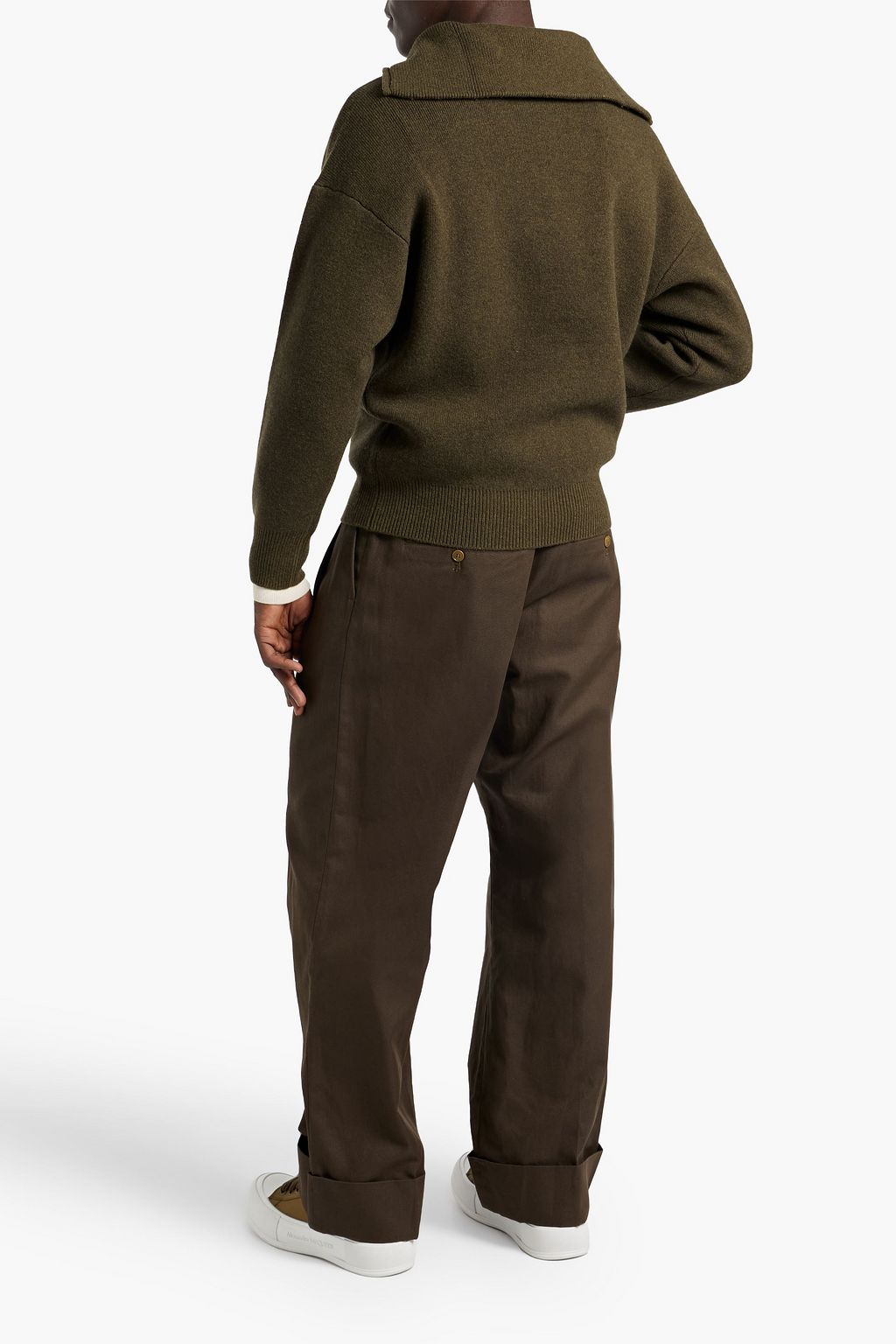 ISABEL MARANT Lewin merino wool-blend half-zip sweater