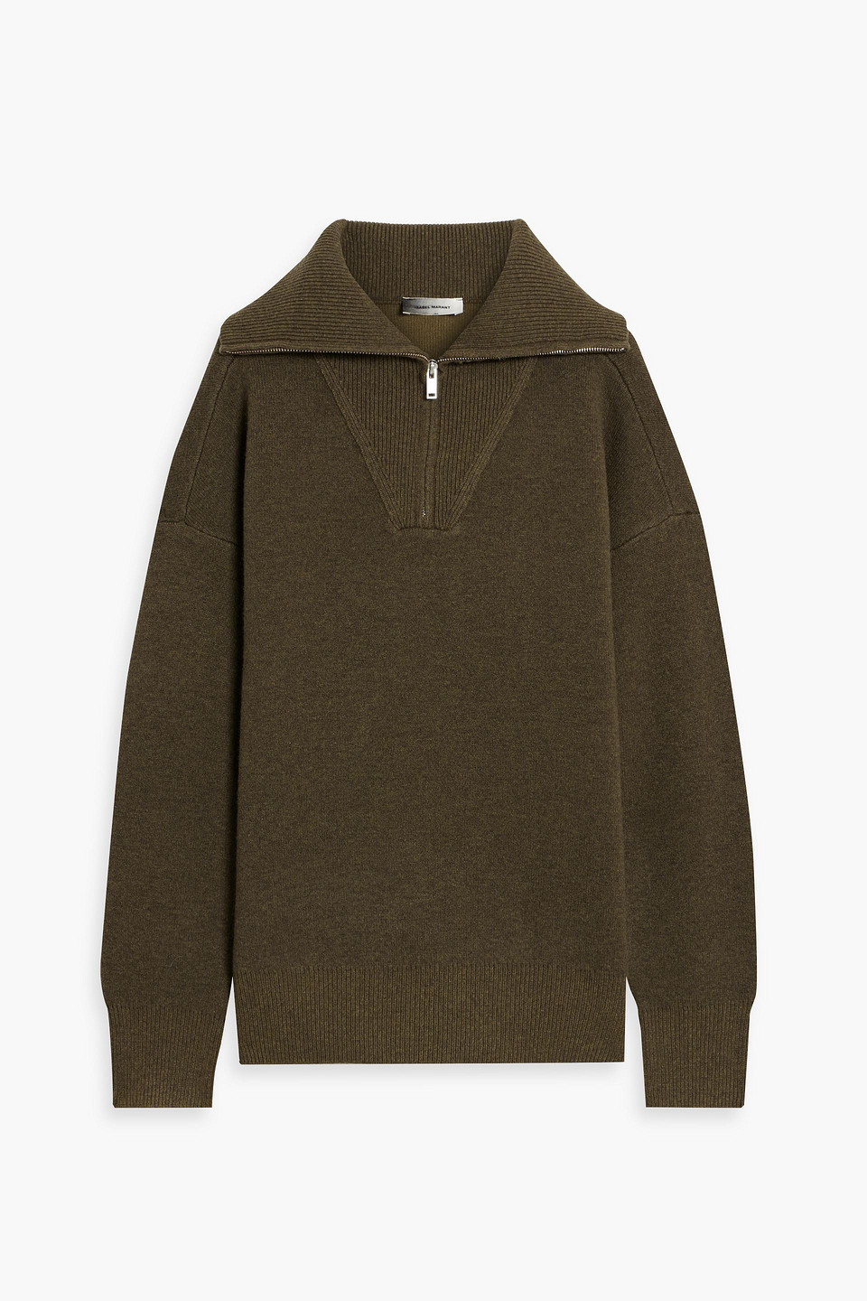 Isabel Marant Lewin Sweater In Army Green