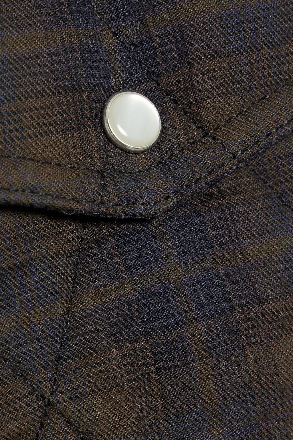 ISABEL MARANT Musy quilted checked cotton-flannel overshirt