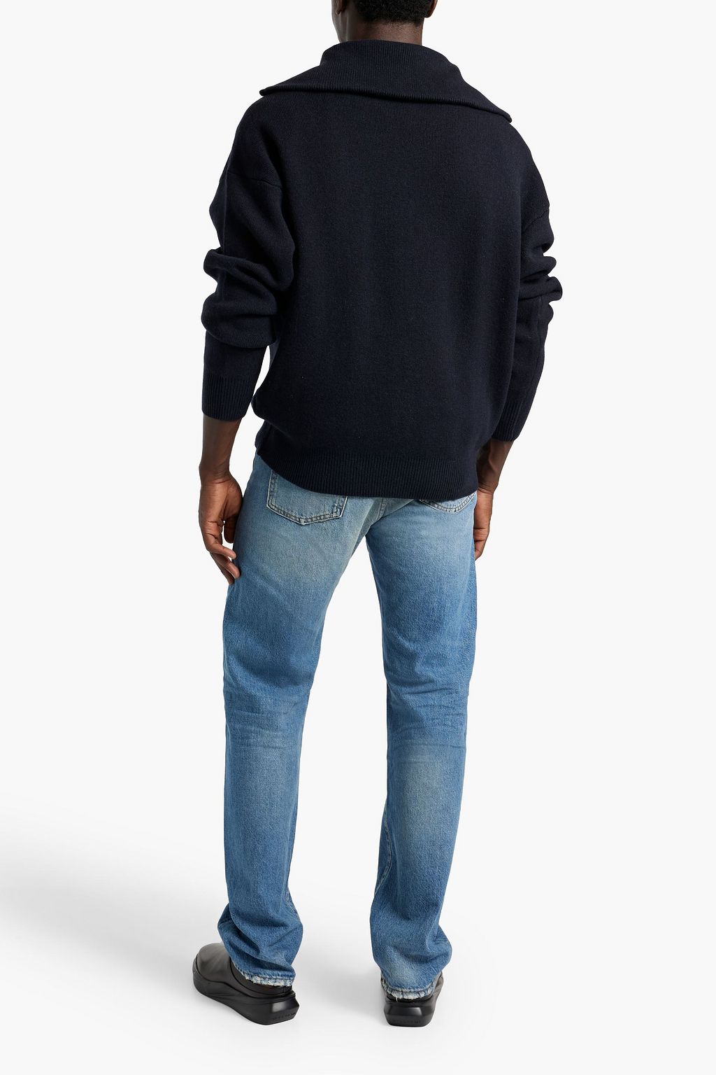 ISABEL MARANT Lewin merino wool-blend half-zip sweater