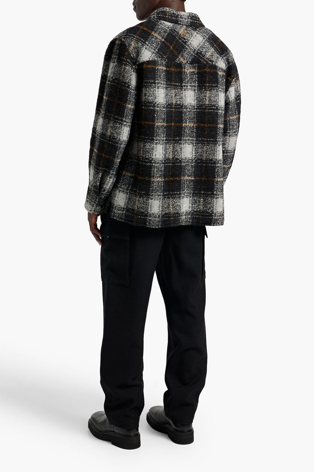 ISABEL MARANT Kevant checked wool-blend jacket