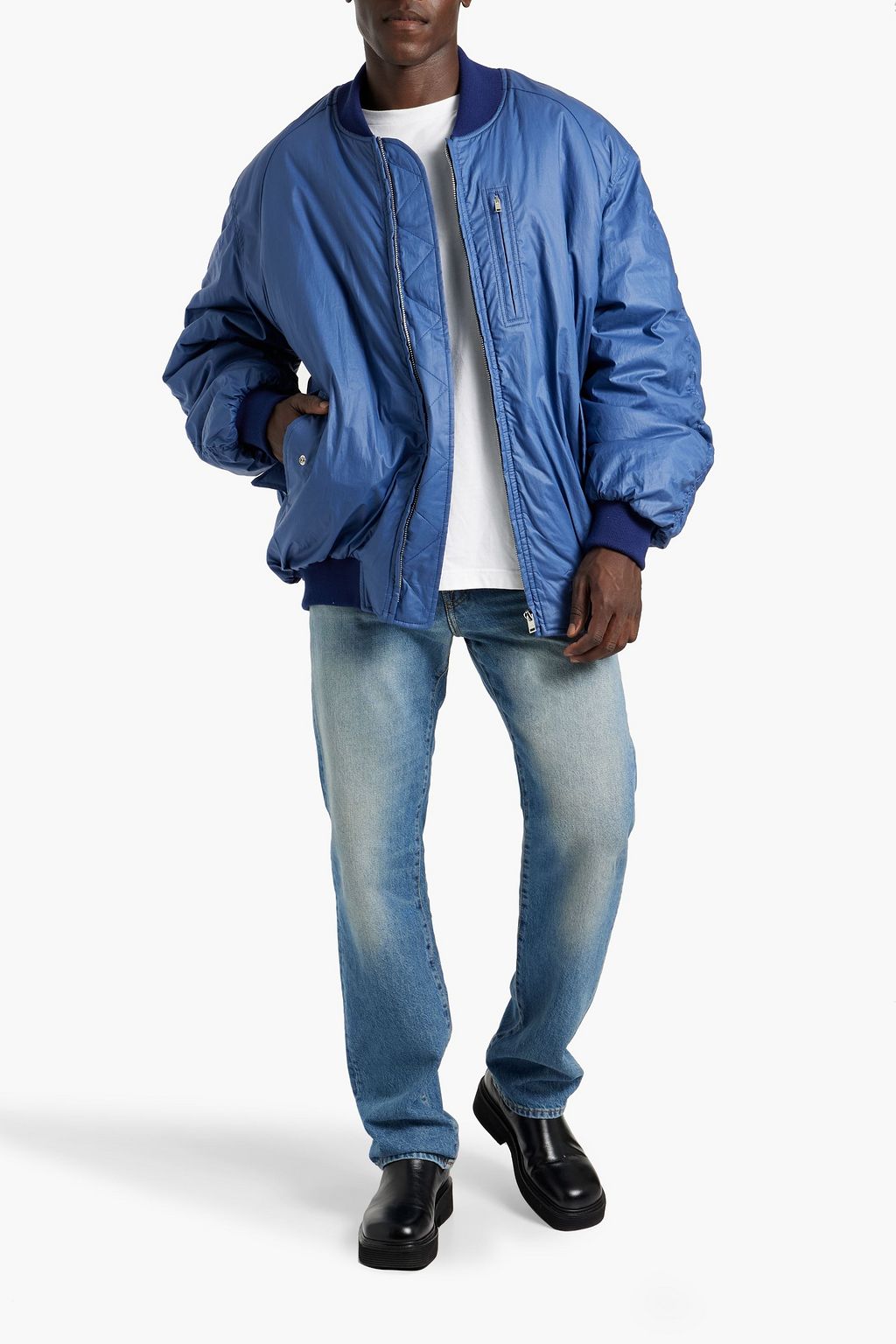 ISABEL MARANT Kyam padded cotton-shell bomber jacket | THE OUTNET